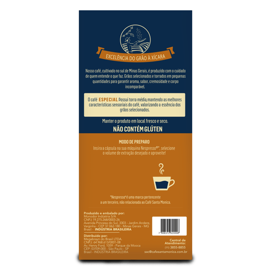 Café Cápsulas Especial c/ 10 Und Nespresso