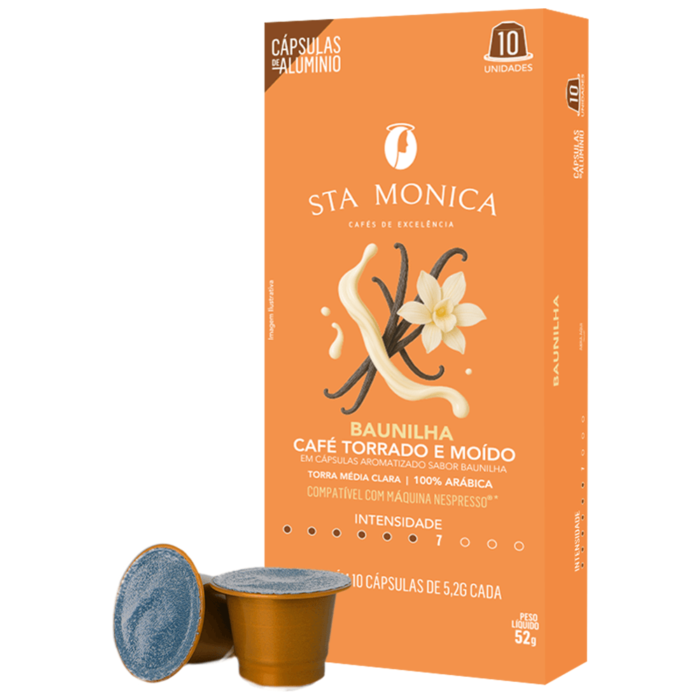 Café Cápsulas Baunilha c/ 10 Und Nespresso