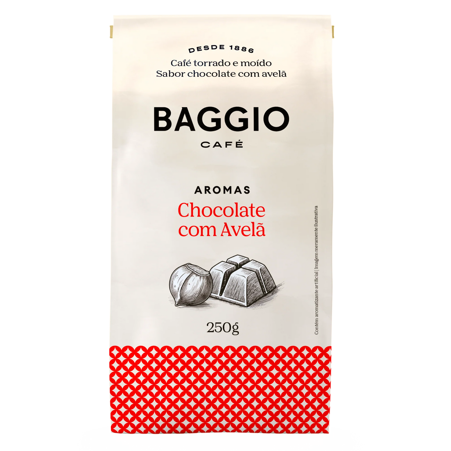 Baggio Aromas Chocolate com Avelã - 250g
