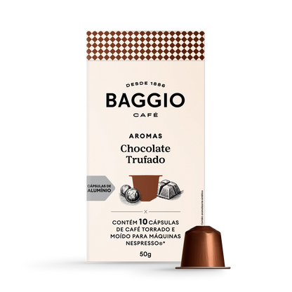 Baggio Aromas Chocolate Trufado - 10 Cápsulas p/ Nespresso*