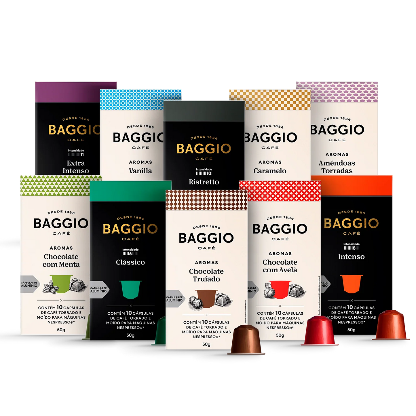 Kit Baggio Café Cápsulas Master - 100 Cápsulas